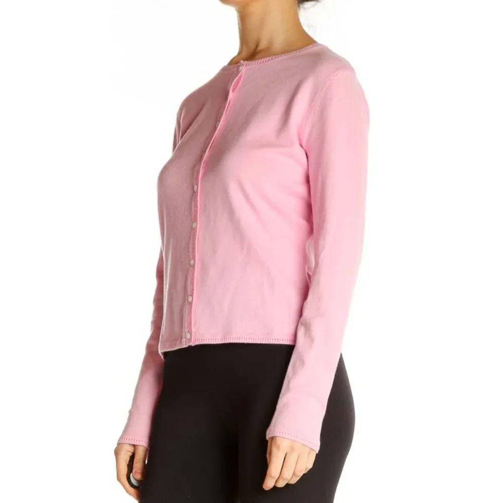Lilly pulitzer Pink Solid All Day Wear Cardigan - Picture 4 of 4